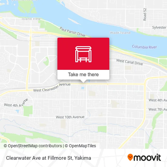 Mapa de Clearwater Ave at Fillmore St