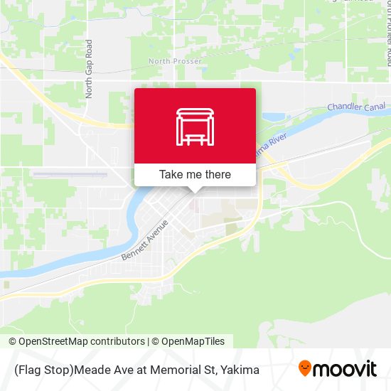 (Flag Stop)Meade Ave at Memorial St map