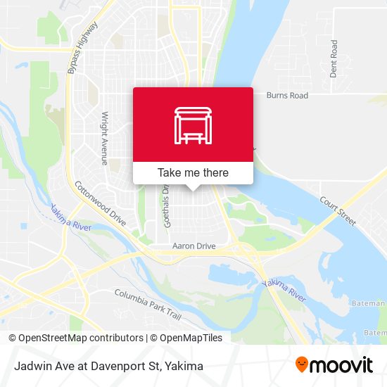 Jadwin Ave at Davenport St map