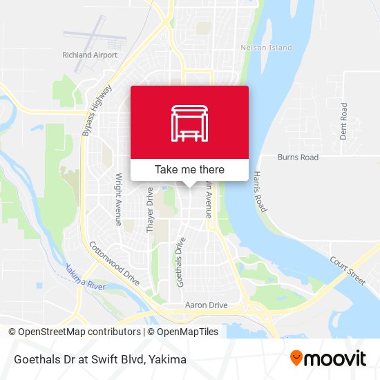 Goethals Dr at Swift Blvd map