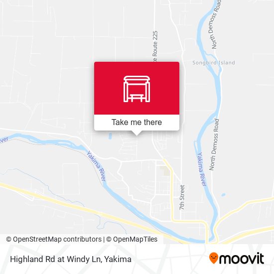 Mapa de Highland Rd at Windy Ln