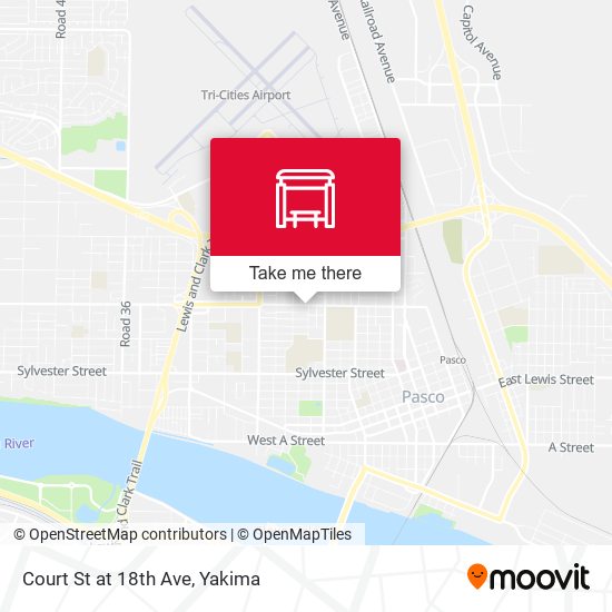 Mapa de Court St at 18th Ave