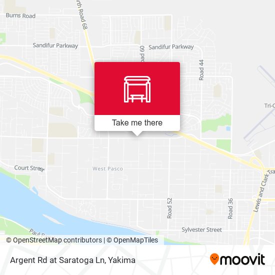 Argent Rd at Saratoga Ln map