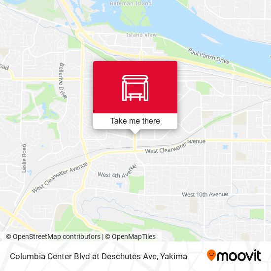 Mapa de Columbia Center Blvd at Deschutes Ave