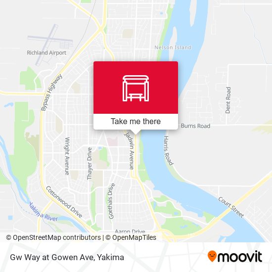 Mapa de Gw Way at Gowen Ave