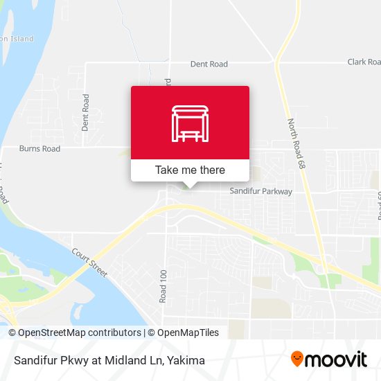 Sandifur Pkwy at Midland Ln map