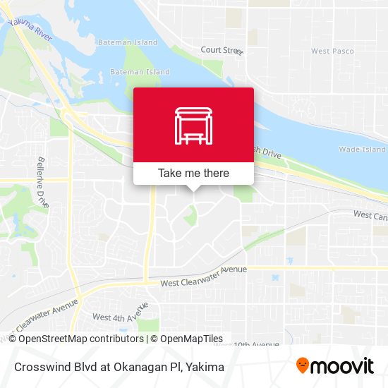 Crosswind Blvd at Okanagan Pl map