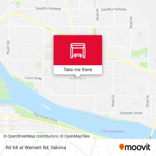 Mapa de Rd 68 at Wernett Rd