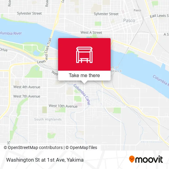 Mapa de Washington St at 1st Ave
