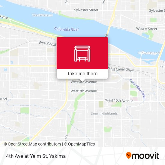4th Ave at Yelm St map