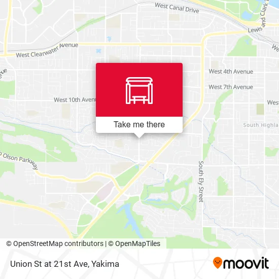 Mapa de Union St at 21st Ave