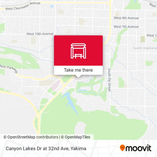 Canyon Lakes Dr at 32nd Ave map