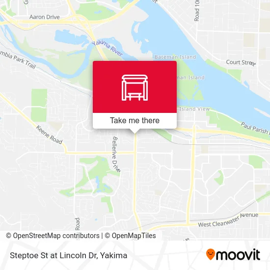 Steptoe St at Lincoln Dr map