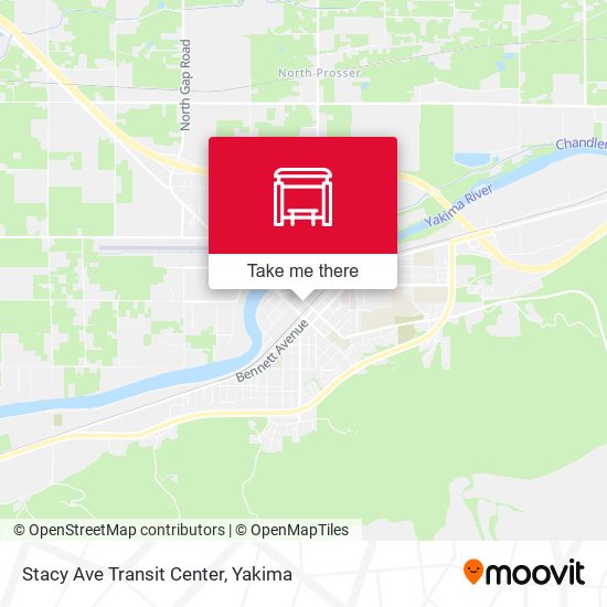 Stacy Ave Transit Center map