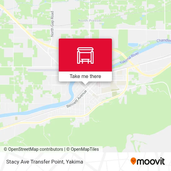 Mapa de Stacy Ave Transfer Point