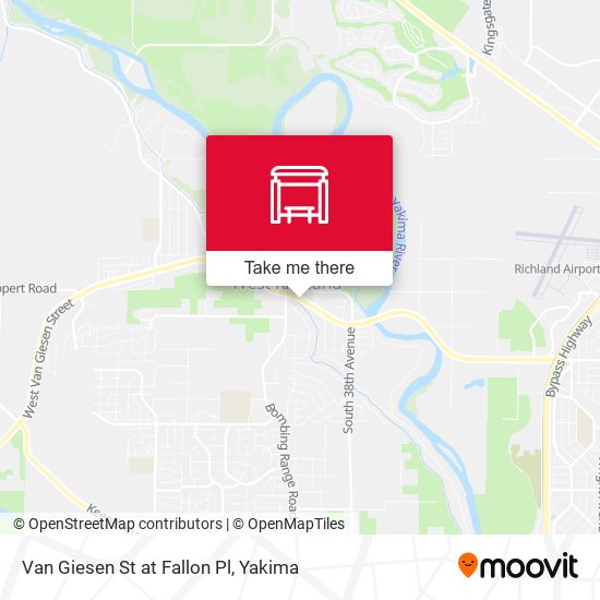 Van Giesen St at Fallon Pl map