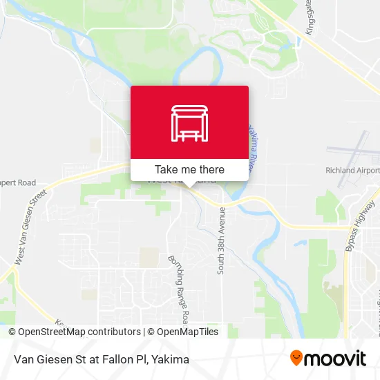 Mapa de Van Giesen St at Fallon Pl