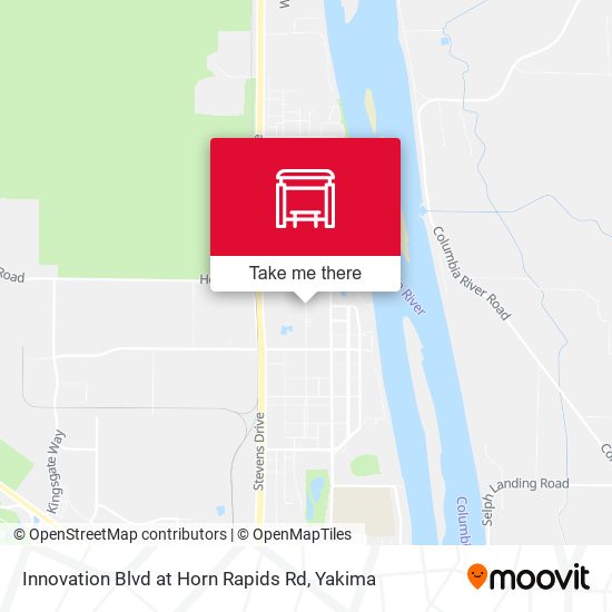 Innovation Blvd at Horn Rapids Rd map