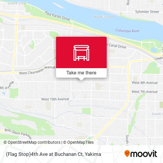 (Flag Stop)4th Ave at Buchanan Ct map