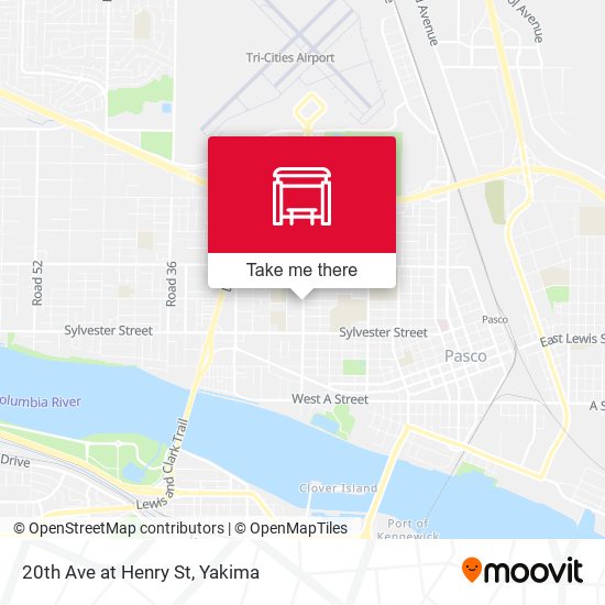 Mapa de 20th Ave at Henry St