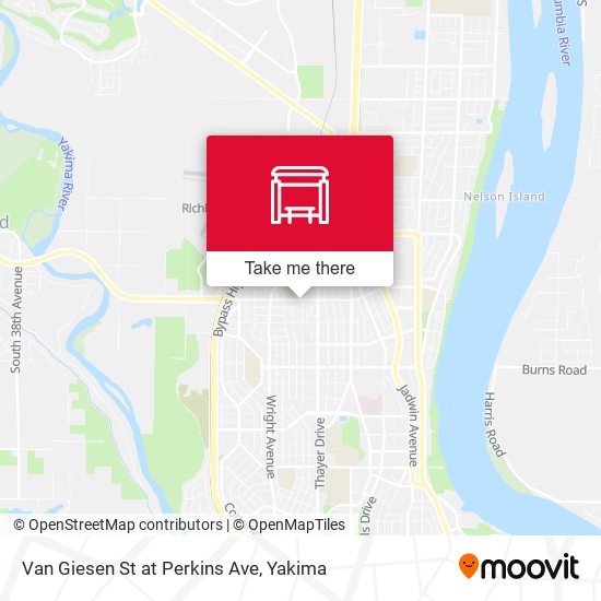 Van Giesen St at Perkins Ave map