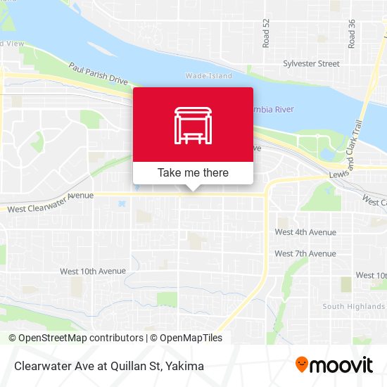 Mapa de Clearwater Ave at Quillan St