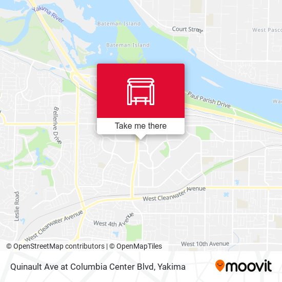 Mapa de Quinault Ave at Columbia Center Blvd