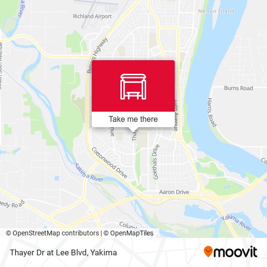 Thayer Dr at Lee Blvd map