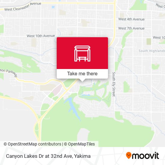 Canyon Lakes Dr at 32nd Ave map