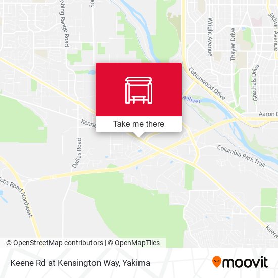 Keene Rd at Kensington Way map