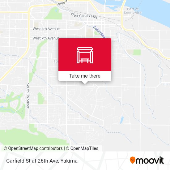Garfield St at 26th Ave map