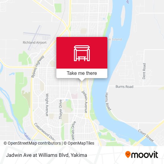 Mapa de Jadwin Ave at Williams Blvd
