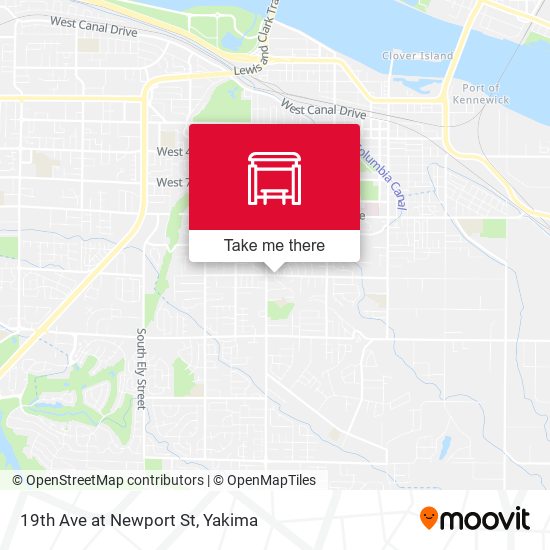 19th Ave at Newport St map