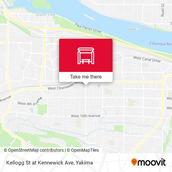 Mapa de Kellogg St at Kennewick Ave