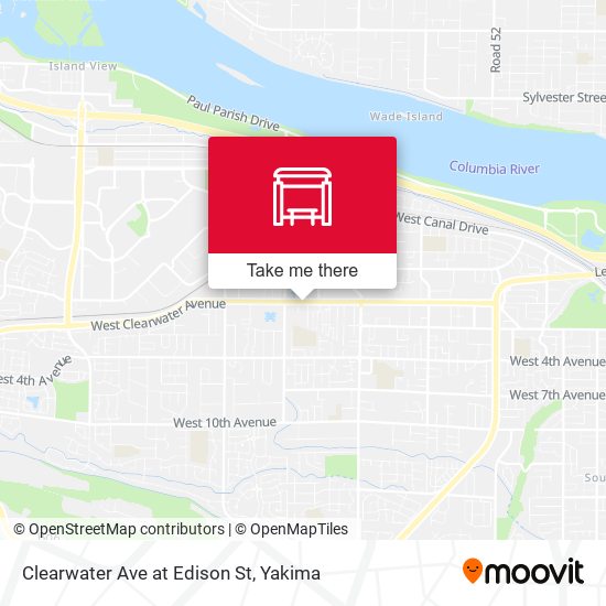 Mapa de Clearwater Ave at Edison St