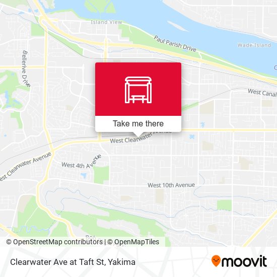 Clearwater Ave at Taft St map