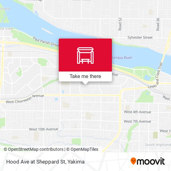 Mapa de Hood Ave at Sheppard St