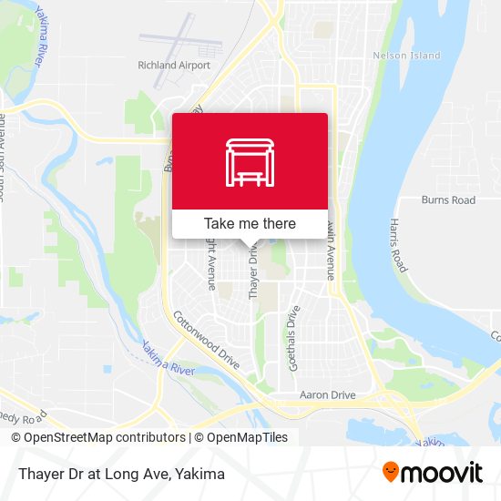Thayer Dr at Long Ave map