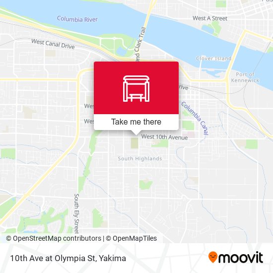 10th Ave at Olympia St map