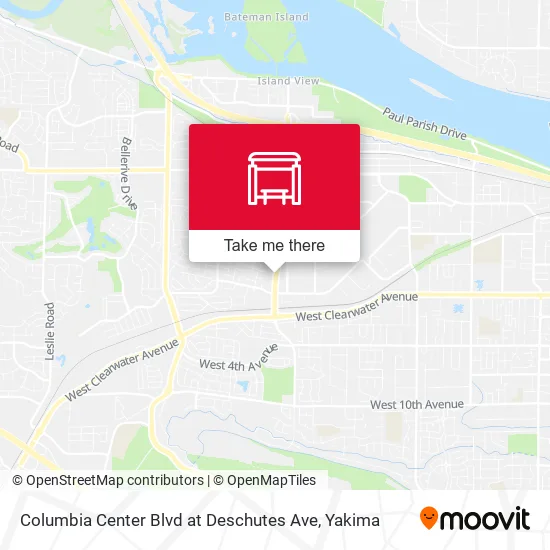 Mapa de Columbia Center Blvd at Deschutes Ave