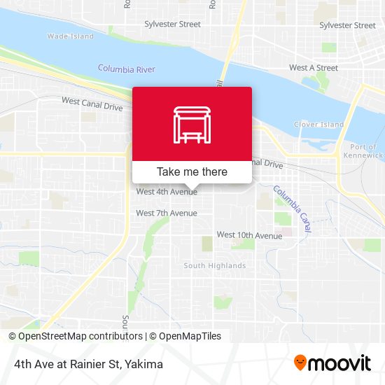 4th Ave at Rainier St map