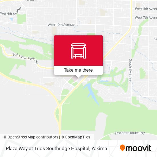 Plaza Way at Trios Southridge Hospital map