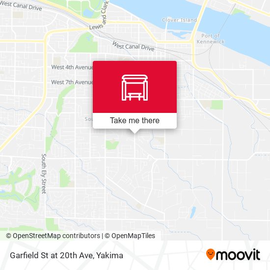 Garfield St at 20th Ave map