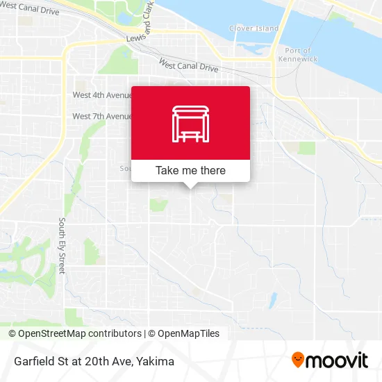 Mapa de Garfield St at 20th Ave