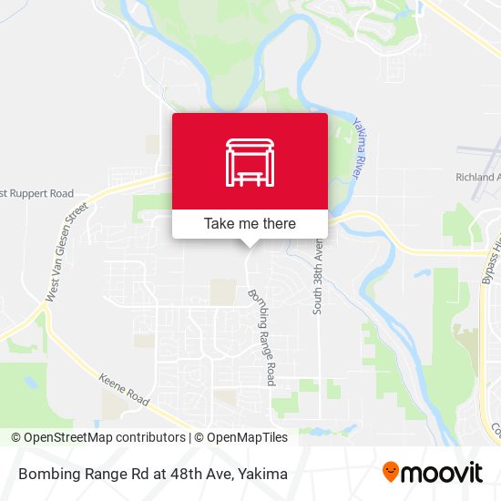 Mapa de Bombing Range Rd at 48th Ave