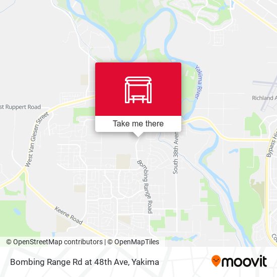 Bombing Range Rd at 48th Ave map