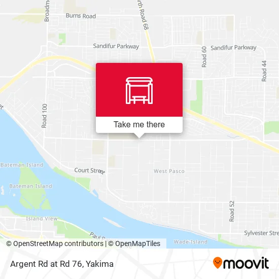 Mapa de Argent Rd at Rd 76