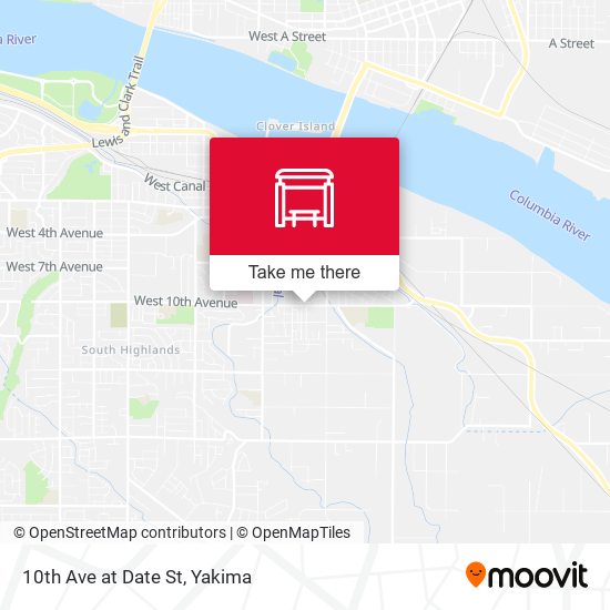 10th Ave at Date St map