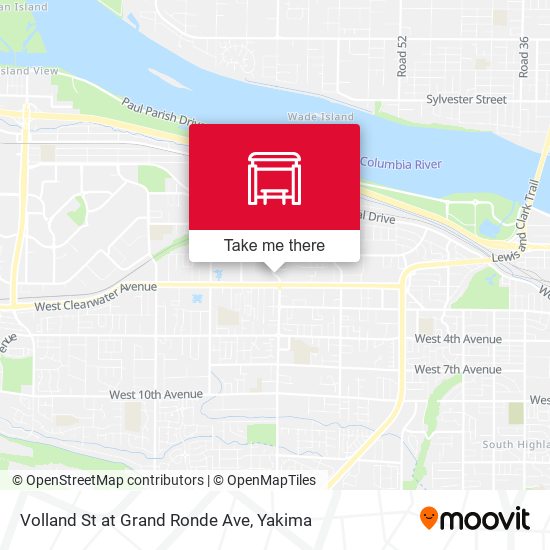 Volland St at Grand Ronde Ave map
