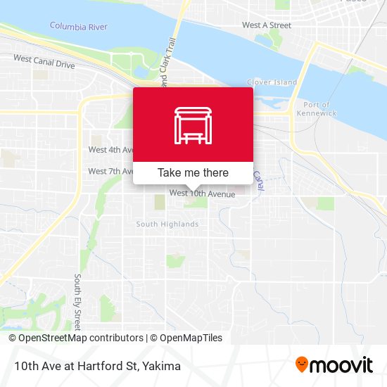Mapa de 10th Ave at Hartford St